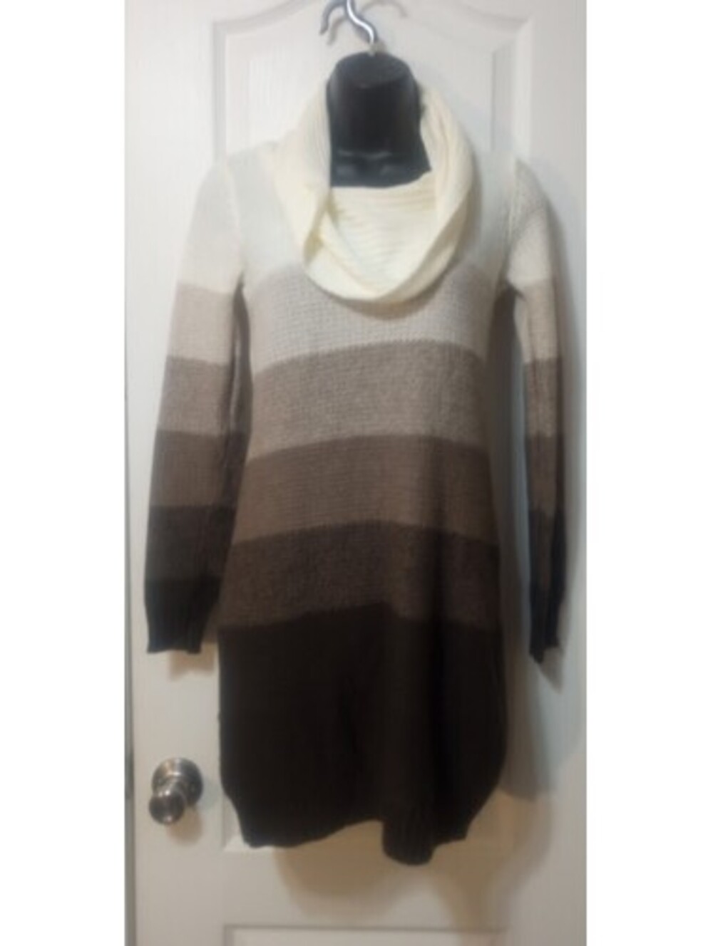 Ombre Knit Sweater Dress — Massini, Size Small